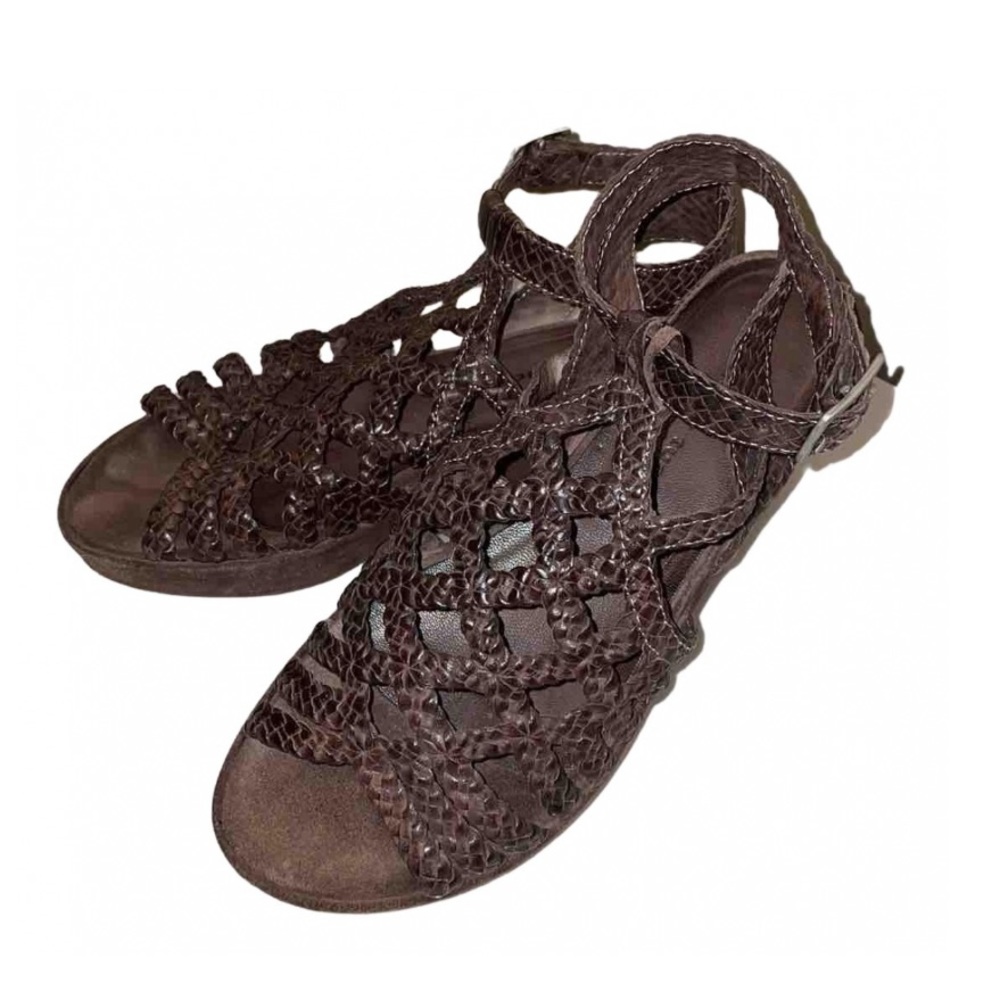 Daniele Tucci Brown Sandals Sz 39